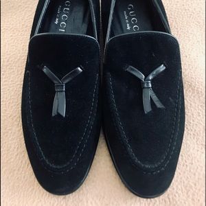 Gucci Women’s Black Suede Loafers Size 6 (36C)